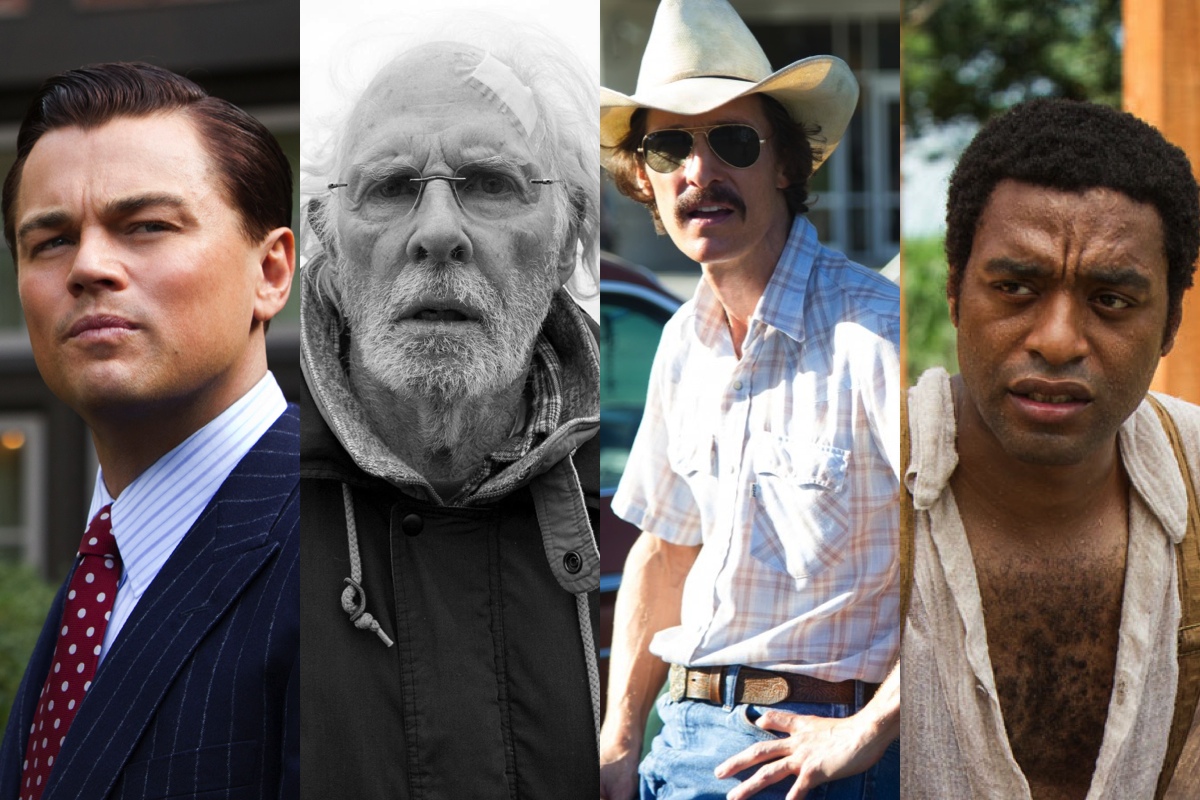 Leonardo DiCaprio, Bruce Dern, Matthew McConaughey, and Chiwetel Ejiofor all have a chance at the Oscar.