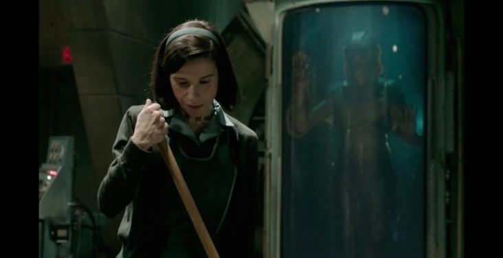 Sally Hawkins and Doug Jones in The Shape of Water
