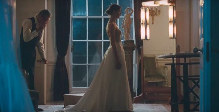 Daniel Day-Lewis and Vicky Krieps in Phantom Thread