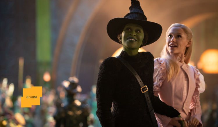 Cynthia Erivo and Ariana Grande in WICKED. Courtesy of Universal Pictures.